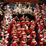 Peers take their seats in the House of Lords ahead of the State Opening of Parliament in central London